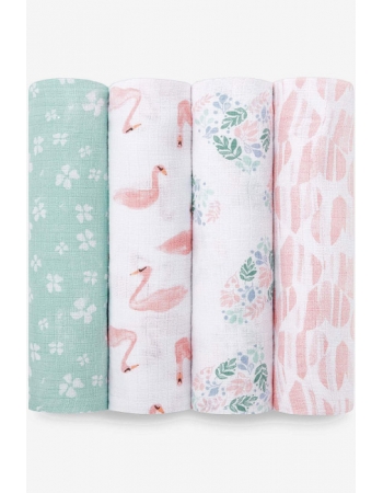 Муслиновые пеленки Aden by Aden&Anais, большие, набор 4, Briar rose