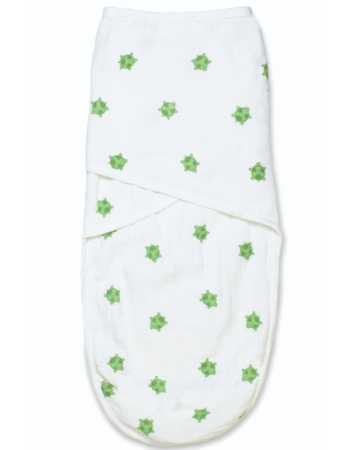 Пеленка кокон для новорожденных муслиновая на кнопках Aden&Anais,Lifesa hoot turtle