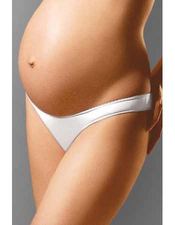 Трусы для беременных под живот (танга), белый