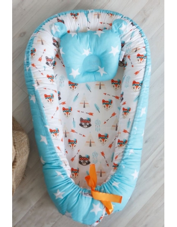 Гнездышко-кокон для новорожденных Babynest, Indians