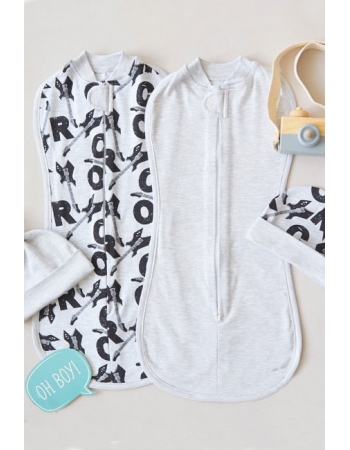 Комплект пеленок-коконов утепленный, Rock
