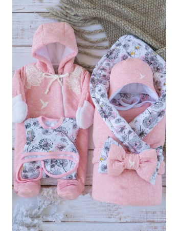 Комплект на выписку холодная зима, Fleur (6 предметов)