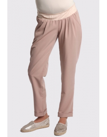 Брюки для беременных и родивших "морковки", пудра