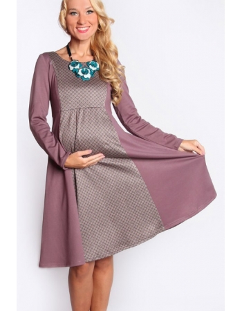 Платье для беременных и кормящих Анна, розовый щербет