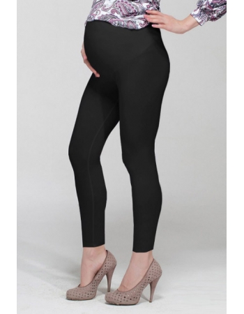 Леггинсы для беременных на живот, черные