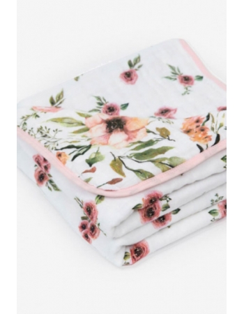 Муслиновое одеяло Adam Stork, Watercolor Flowers