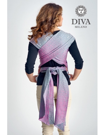 Май-слинг для новорожденного Diva Basico, Rosa с капюшоном