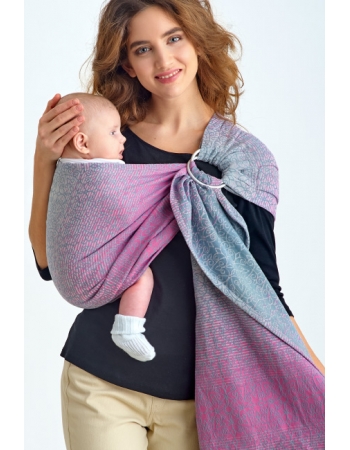 Слинг с кольцами Diva Basico, Rosa