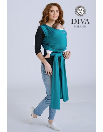 Слинг-шарф трикотажный Diva Stretchy, Smeraldo