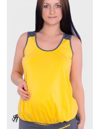 Майка для беременных, цвет желтый