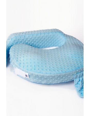 Подушка для кормления Loona эргономичная, Bubble голубой