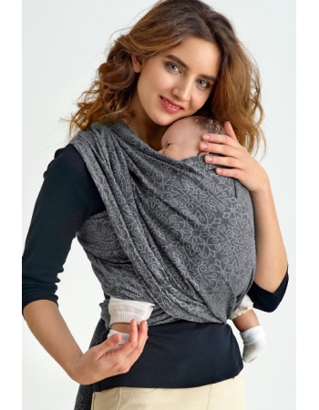 Слинг-шарф для новорожденных Diva Basico, Charcoal