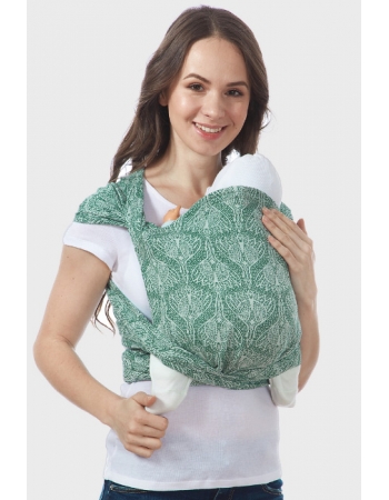 Май-слинг с 3 мес. Floral, зеленый