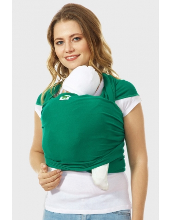 Трикотажный слинг-шарф, зеленый