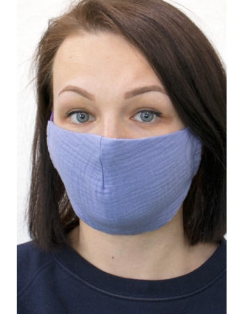 Маска защитная многоразовая (для взрослого), лавандовый