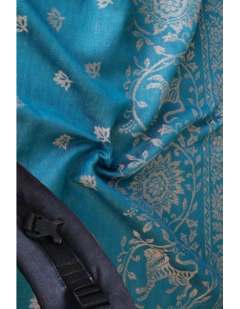 Эрго-рюкзак Diva Milano Barocco Lions Petrel, Simple One! со льном