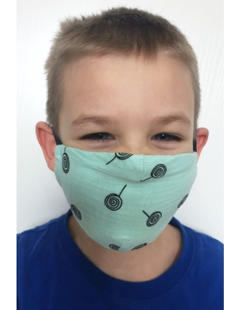 Медицинская маска многоразовая детская защитная, Mint Candy
