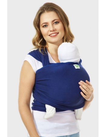 Трикотажный слинг-шарф, ультрамарин