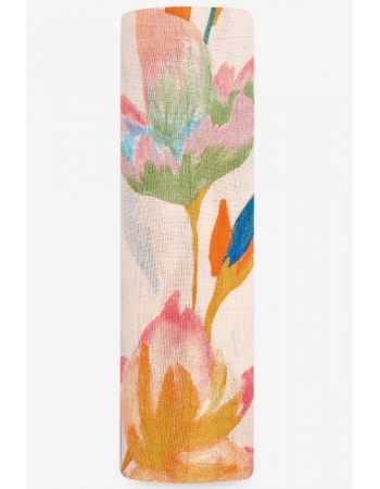 Бамбуковая пеленка для новорожденных Aden&Anais большая, Marine Gardens