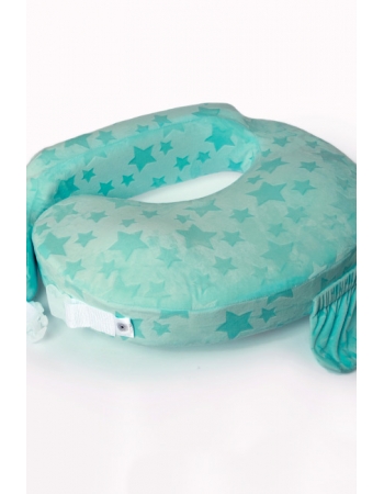 Подушка для кормления Loona эргономичная, stars 3D ментол
