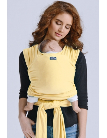 Трикотажный слинг-шарф с рождения Diva Stretchy, Banana