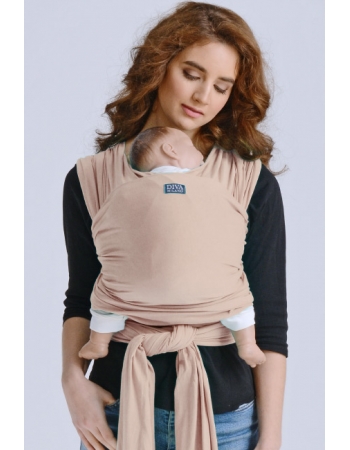 Трикотажный слинг-шарф для новорожденного Diva Stretchy, Beige