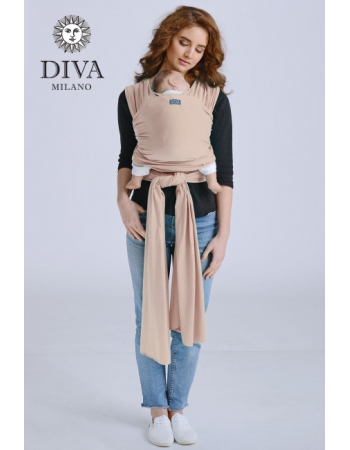 Трикотажный слинг-шарф для новорожденного Diva Stretchy, Beige