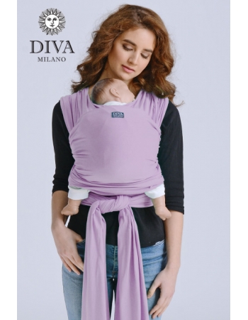 Трикотажный слинг-шарф с рождения Diva Stretchy, Lavanda