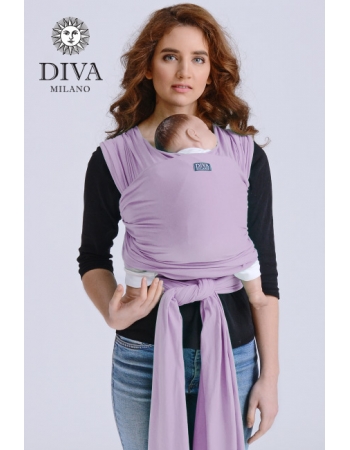 Трикотажный слинг-шарф с рождения Diva Stretchy, Lavanda