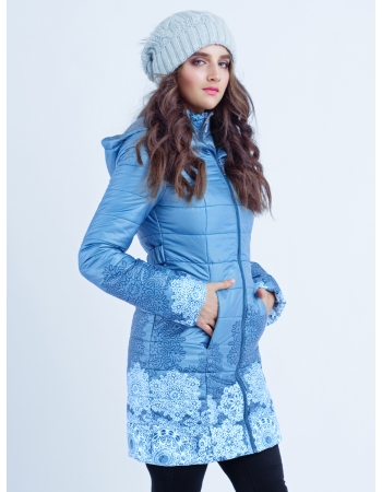 Слингокуртка зимняя 3 в 1 Diva Outerwear Celeste Snowflakes