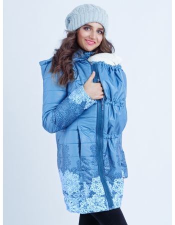 Слингокуртка зимняя 3 в 1 Diva Outerwear Celeste Snowflakes