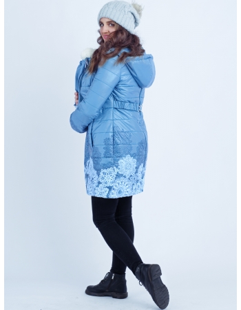 Слингокуртка зимняя 3 в 1 Diva Outerwear Celeste Snowflakes