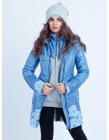 Слингокуртка зимняя 3 в 1 Diva Outerwear Celeste Snowflakes