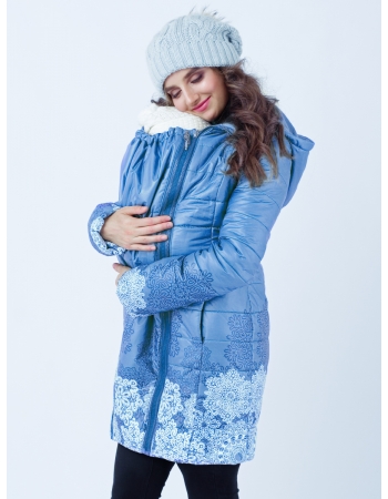 Слингокуртка зимняя 3 в 1 Diva Outerwear Celeste Snowflakes