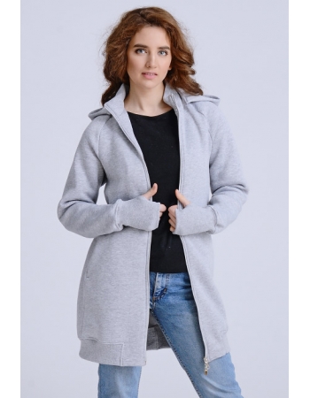 Слинготолстовка (слингокофта) для беременных Diva Outerwear 3в1, Nebbia