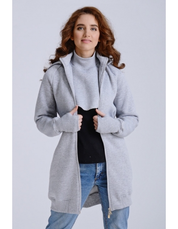 Слинготолстовка (слингокофта) для беременных Diva Outerwear 3в1, Nebbia