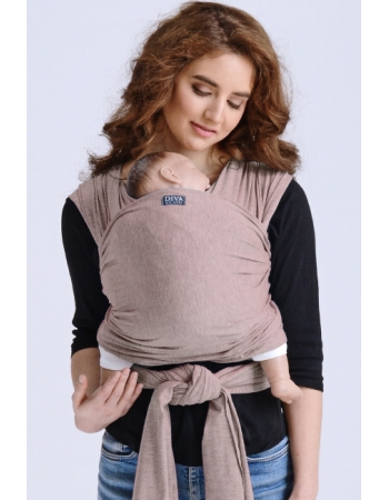 Трикотажный слинг-шарф для новорожденного Diva Stretchy, Sabbia