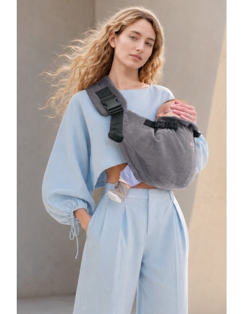 Слинг переноска на бедро Diva Milano, Velvet Grey