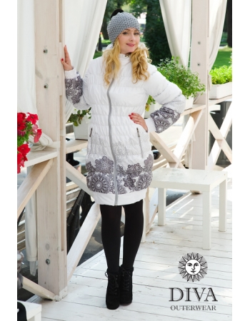 Diva Outerwear слингокуртка Bianco