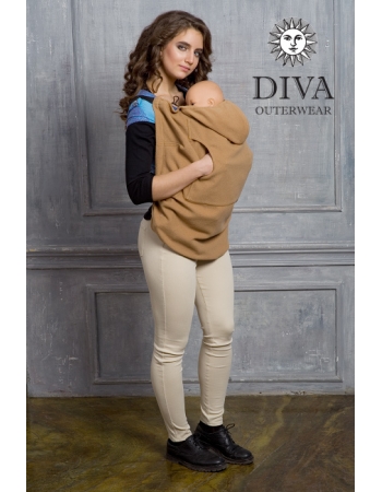 Слингонакидка из шерсти Diva Outerwear Cammello (верблюжий)