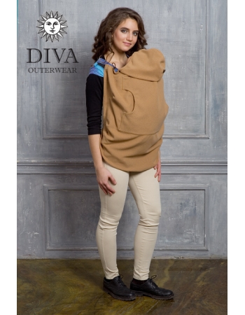 Слингонакидка из шерсти Diva Outerwear Cammello (верблюжий)