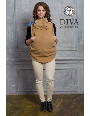 Слингонакидка из шерсти Diva Outerwear Cammello (верблюжий)