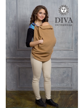 Слингонакидка из шерсти Diva Outerwear Cammello (верблюжий)