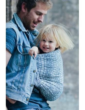 Слинг-шарф Didymos Indio (Prima) сине-белый