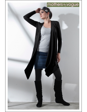 Кардиган для кормления "Sangha Waterfall", цвет черный