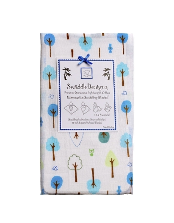 Пеленка детская тонкая SwaddleDesigns Маркизет TB Cute/Wild