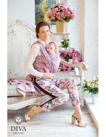Слинг-шарф Diva Milano c коноплей, Rose Antico