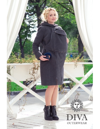 Слингопальто зимнее Diva Outerwear Antracite