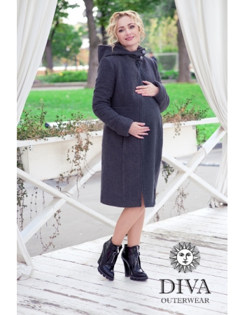 Вставка для беременных в слингопальто Diva Outerwear Antracite