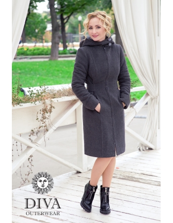 Слингопальто зимнее Diva Outerwear Antracite